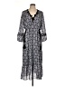 Kobi Halperin Paisley Gray Casual Dress Size L - photo 1