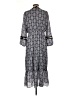 Kobi Halperin Paisley Gray Casual Dress Size L - photo 2