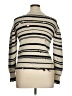 IRO 100% Cotton Stripes Ivory Pullover Sweater Size 17S - photo 2