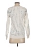 Zoe+Liv Print Silver Pullover Sweater Size S - photo 2