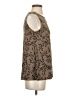 Christopher & Banks Brown Sleeveless Blouse Size S (estimated) - photo 4