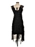 Assorted Brands Polka Dots Black Cocktail Dress Size L - photo 2