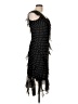 Assorted Brands Polka Dots Black Cocktail Dress Size L - photo 4