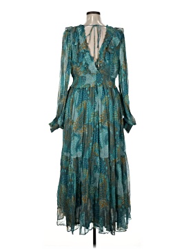 slim fit dress slacks BNWT Anthropologie Green Satin Midi Dress