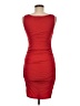 Velvet Solid Red Cocktail Dress Size M - photo 2