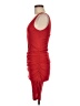 Velvet Solid Red Cocktail Dress Size M - photo 5