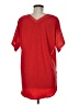 Lyssé 100% Polyester Red Short Sleeve Blouse Size M - photo 2