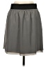 Ann Taylor LOFT 100% Polyester Solid Gray Casual Skirt Size 00 - photo 2