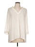 a.n.a. A New Approach 100% Polyester Ivory 3/4 Sleeve Blouse Size L - photo 1
