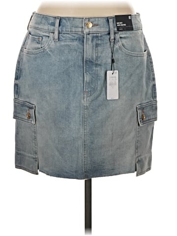 Express Denim Skirt (view 1)