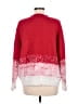 AndTheWhy Print Red Pullover Sweater Size Med - Lg - photo 2