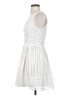 Aqua 100% Polyester Stripes White Cocktail Dress Size S - photo 5
