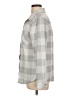 Ci Sono Plaid Gray Long Sleeve Button-Down Shirt Size L - photo 5