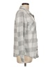 Ci Sono Plaid Gray Long Sleeve Button-Down Shirt Size L - photo 4
