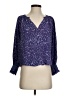 Rails Purple 3/4 Sleeve Blouse Size S - photo 1