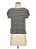Ann Taylor Stripes Black Short Sleeve Top Size XS - photo 1