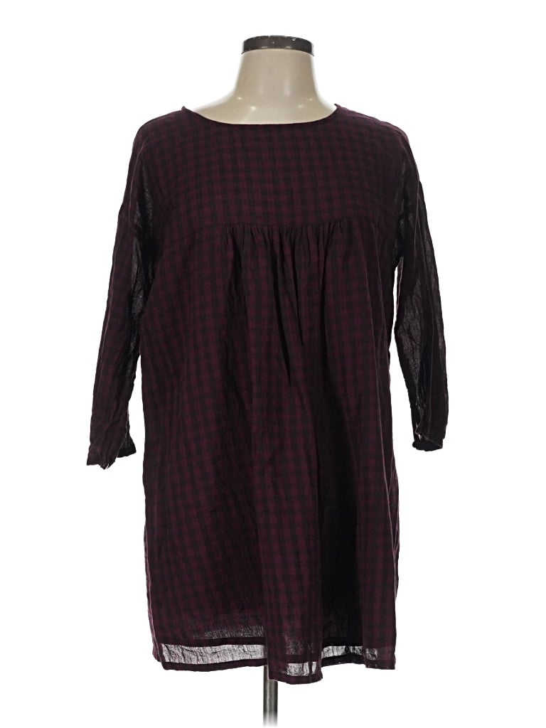 Pre-owned Natural Life Casual Dress In Burgundy