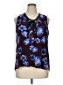 Elle Purple Sleeveless Blouse Size XL - photo 1