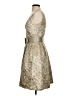 Chetta B Metallic Silver Cocktail Dress Size 4 - photo 5