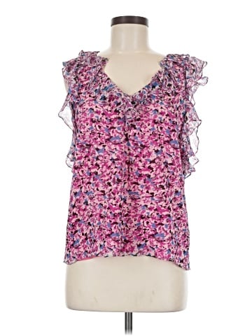 Tibi Sleeveless Silk Top (view 1)