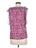 Tibi 100% Silk Pink Sleeveless Silk Top Size 6 - photo 2