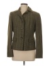 At Studio Tweed Green Wool Blazer Size 10 - photo 1