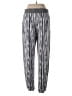 Simply Vera Vera Wang Stripes Silver Casual Pants Size M - photo 2