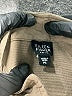 Eileen Fisher 100% Cotton Solid Tan Jacket Size L (petite) - photo 6
