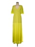 Boohoo Yellow Casual Dress Size 10 - photo 1