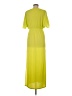 Boohoo Yellow Casual Dress Size 10 - photo 2