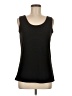 Valentina Black Sleeveless T-Shirt Size M - photo 1