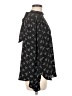 Ann Taylor LOFT 100% Polyester Black Long Sleeve Blouse Size M - photo 4