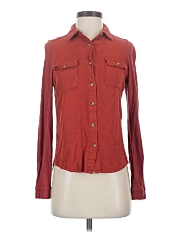 Ultra Flirt Long Sleeve Button-Down Shirt (view 1)