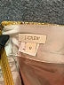 J.Crew 100% Wool Tweed Gold Wool Skirt Size 0 - photo 4