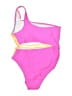 Unbranded Color Block Pink One Piece Swimsuit Size S - photo 2