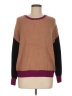 Express Color Block Brown Pullover Sweater Size M - photo 1