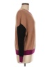 Express Color Block Brown Pullover Sweater Size M - photo 4