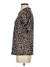 A.L.C. 100% Cotton Animal Print Brown Short Sleeve Top Size S - photo 5