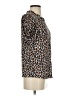 A.L.C. 100% Cotton Animal Print Brown Short Sleeve Top Size S - photo 4