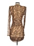 Michael Costello X Revolve Animal Print Brown Cocktail Dress Size S - photo 2