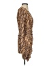 Michael Costello X Revolve Animal Print Brown Cocktail Dress Size S - photo 4