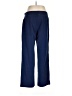 Lands' End Solid Blue Casual Pants Size L - photo 2