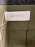 Meshki Solid Green Casual Skirt Size S - photo 4