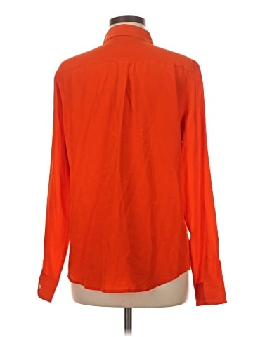 C. Wonder Long Sleeve Silk Top (view 2)
