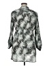 Liz Lange Maternity 100% Polyester Gray Long Sleeve Blouse Size XL - photo 2