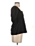 LUCCA 100% Cotton Black 3/4 Sleeve Top Size S - photo 4