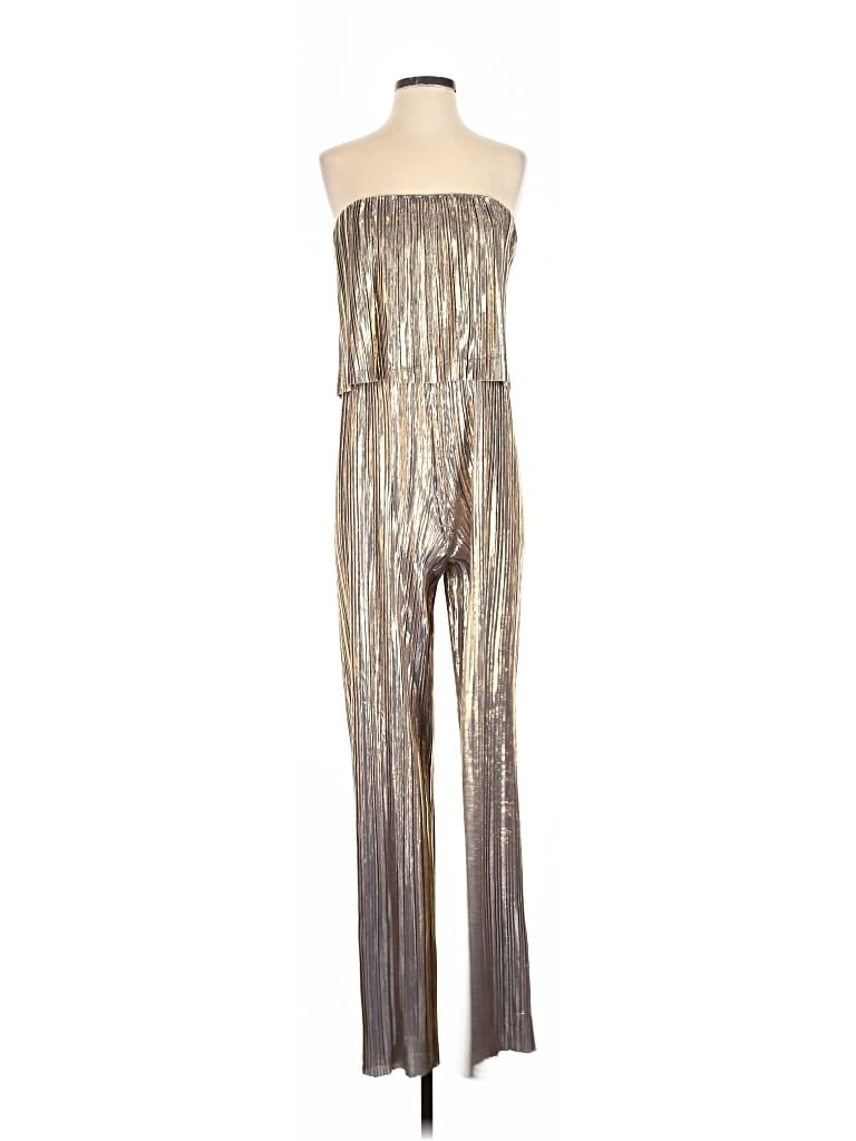 Amanda Uprichard Jumpsuit In Gold