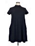 Unbranded Solid Blue Casual Dress Size XL (estimated) - photo 1