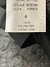 Poleci 100% Polyester Chevron-herringbone Black Formal Skirt Size 6 - photo 6
