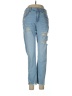 Unbranded Hearts Blue Jeans Size 8 - photo 1